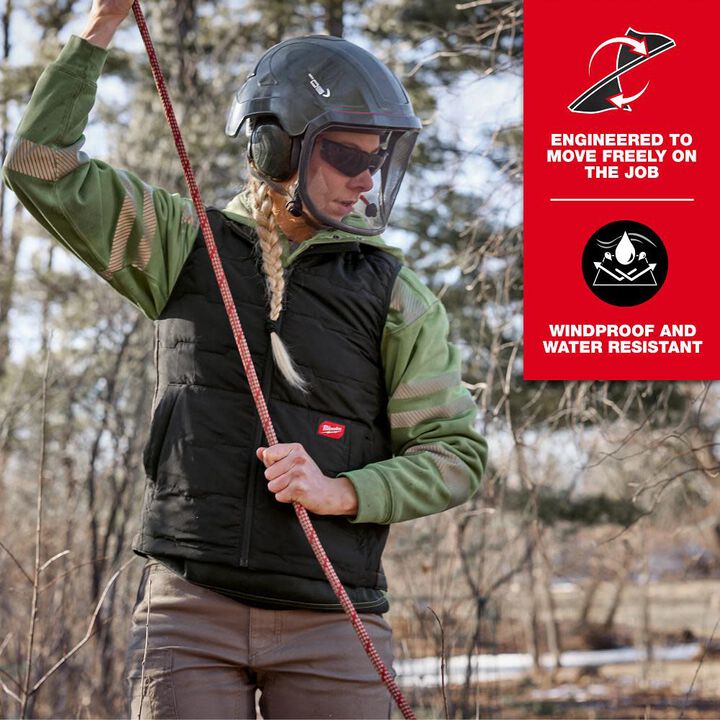 Milwaukee Women's FREEFLEX Lightweight Insulated Vest, large image number 3