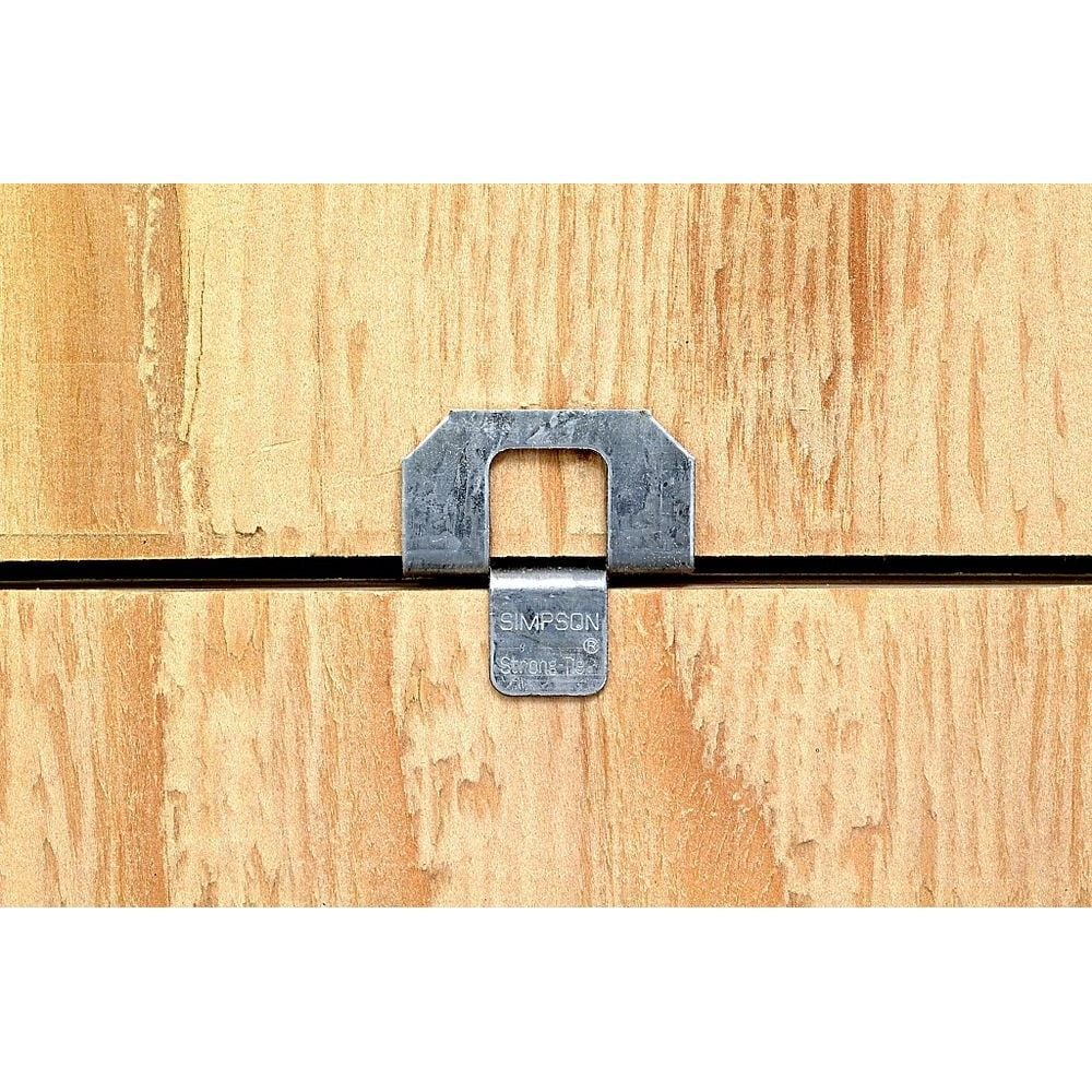 Simpson Strong-Tie 20 Gauge 7/16 In. Zinc Galvanized G90 Panel Sheathing Clip, large image number 2