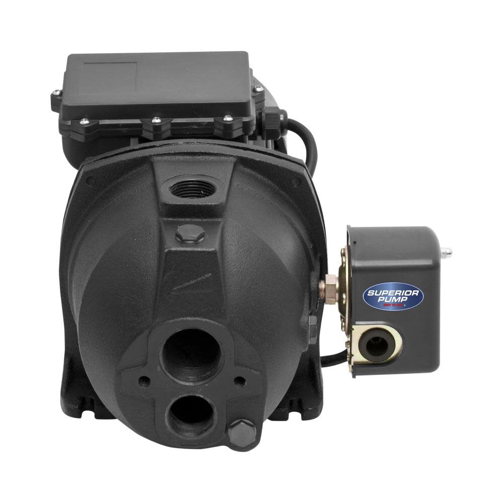 Superior Pump 1/2 HP Cast Iron Convertible Jet Pump, large image number 4