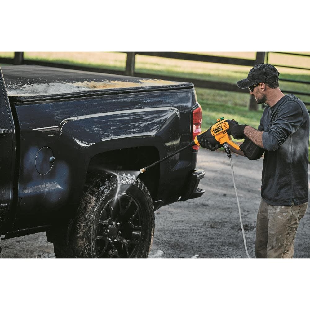 DEWALT 20V Max 550 PSI 1.0 GPM Battery Powered Cold Water Power Cleaner with 4 Spray Nozzles Bare Tool, large image number 10