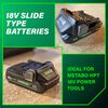 Metabo HPT Promotional 18V Lithium Ion 2.0Ah Batteries with Charge Indicators and Charger Kit, small image number 3