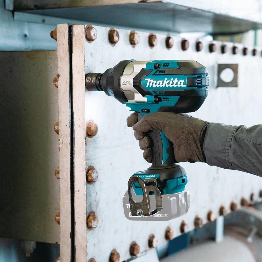 Makita 18V LXT Cordless 3-Speed 1/2 Inch Square Drive Utility Impact Wrench with Detent Anvil (Bare Tool), large image number 5