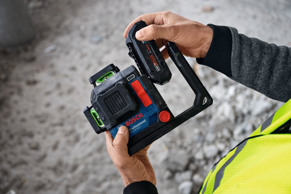 Bosch 18V 360 Degree Connected Green-Beam Three-Plane Leveling and Alignment Laser Kit, large image number 8