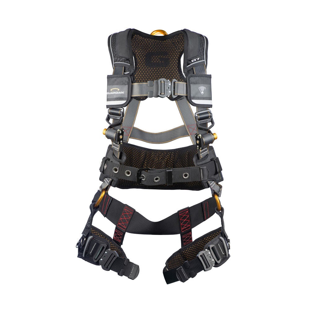 Guardian Fall Protection Full Body Harness with QC Chest/Leg Buckle Size XL – 3740052