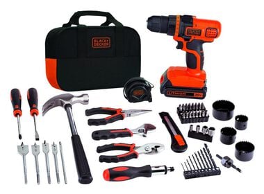 Black and Decker 20V MAX LITHIUM DRILL PROJECT KIT