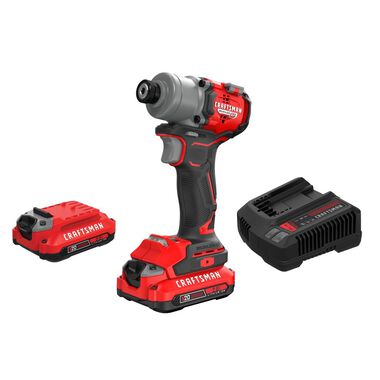CRAFTSMAN V20 BRUSHLESS RP Cordless 1/4 Inch Impact Driver Kit