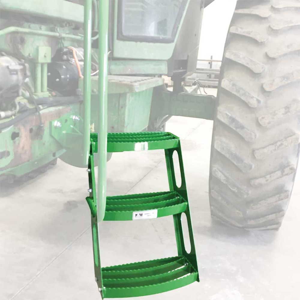 K&M Manufacturing LH 3-Step Kit for John Deere Tractors Green, large image number 7