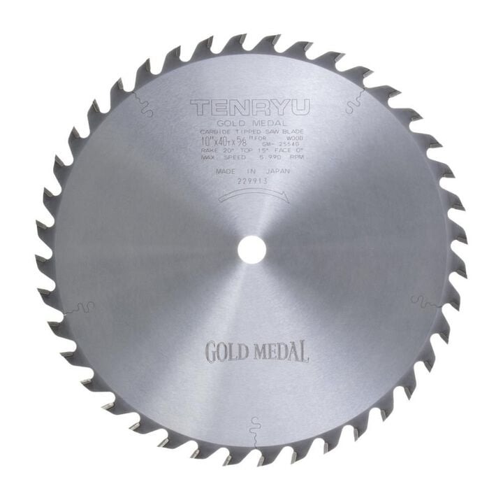 Tenryu 10In x 40CT Table Saw Blade