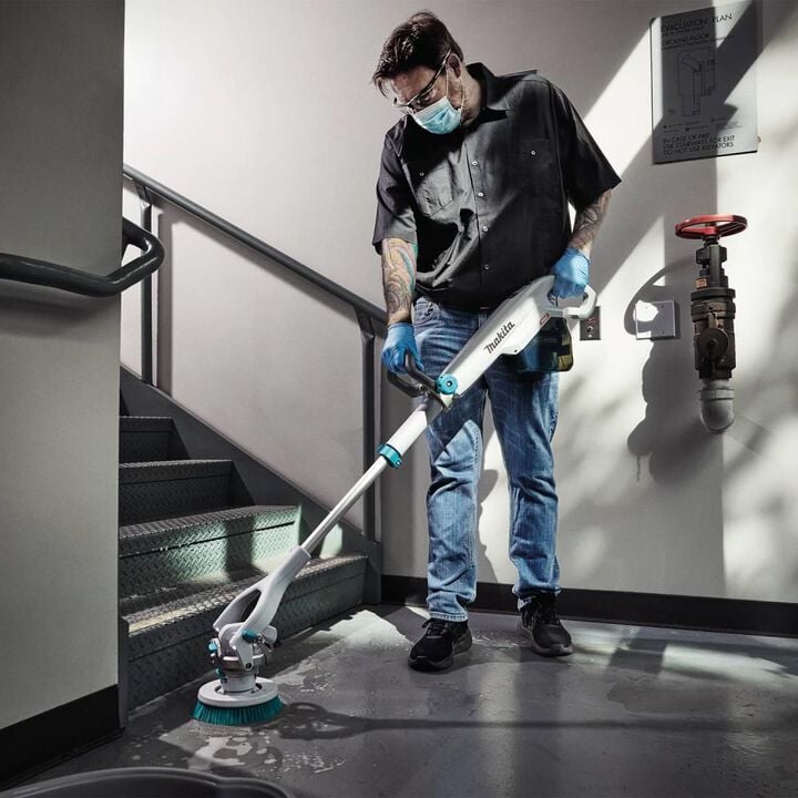 Makita 40V Max XGT Brushless Cordless Telescoping 8 Inch 4.0 Ah Polisher and Scrubber Kit, large image number 4