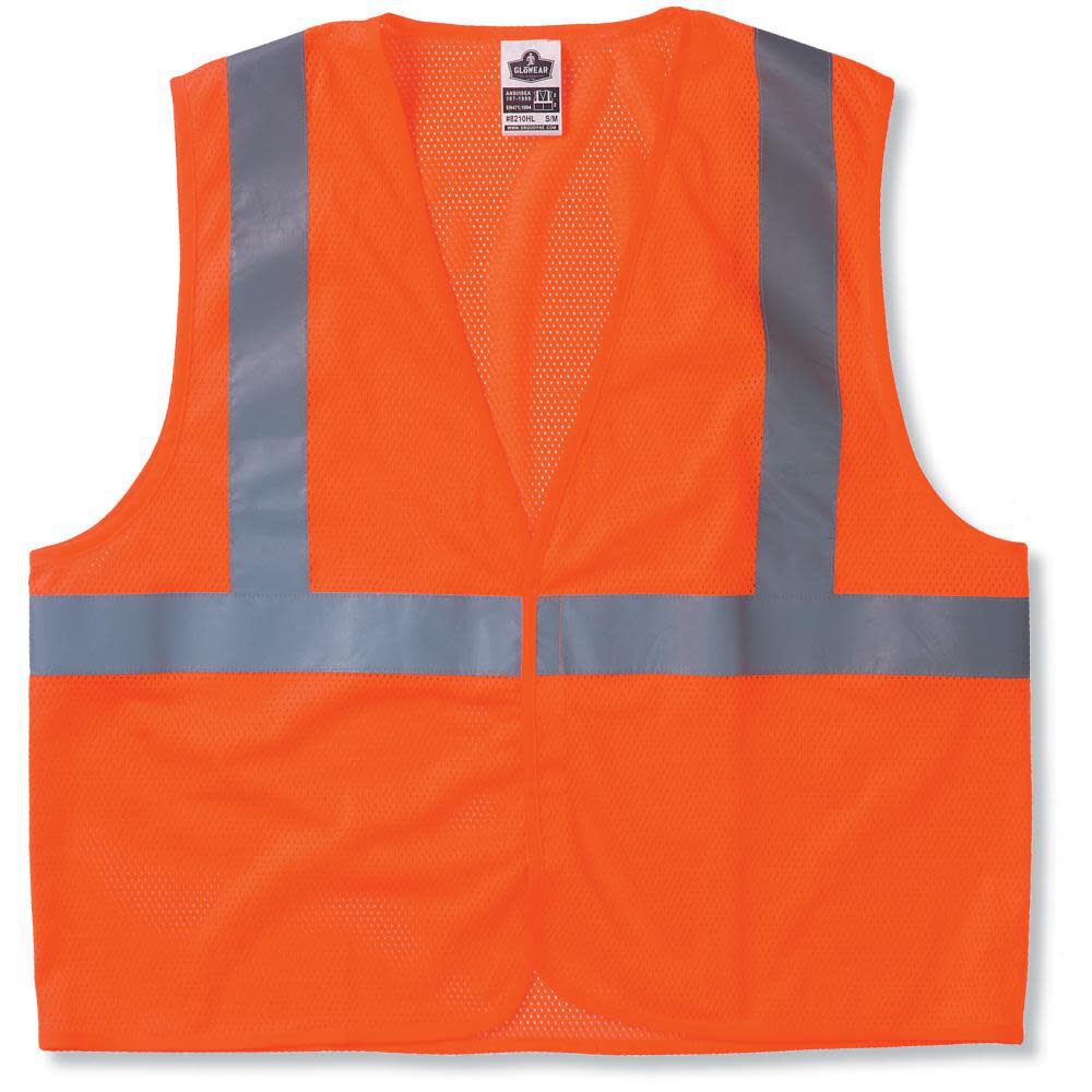 Ergodyne GloWear 8210HL Class 2 Economy Vest – 2XL/3XL Size 2X/3X – 21017