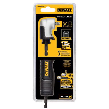 DEWALT FLEXTORQ 1/4in Square Drive Modular Right Angle Attachment, large image number 0