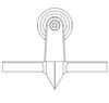 Bon Tool Bullet Groover Stainless Steel 6 Inch X 4 1/2 Inch Bit 3/4 Inch X 7/8 Inch with Comfort Grip Handle, small image number 4