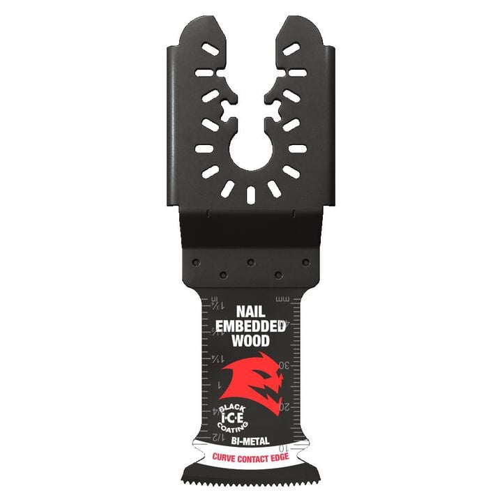 Diablo Tools 1 1/4 Inch Universal Fit Bi Metal Oscillating Blade for Nail Embedded Wood 10 Pack