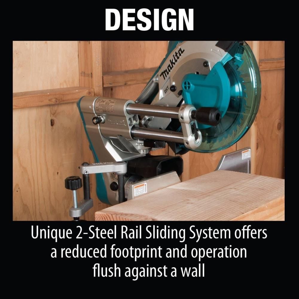 Makita 18V X2 (36V) LXT 10in Miter Saw with Laser (Bare Tool), large image number 9