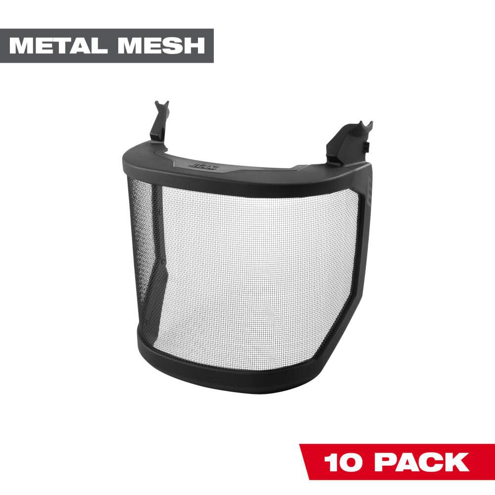 Milwaukee Mesh Shield Replacement No Brim Helmet Only Mount 10pk, large image number 1