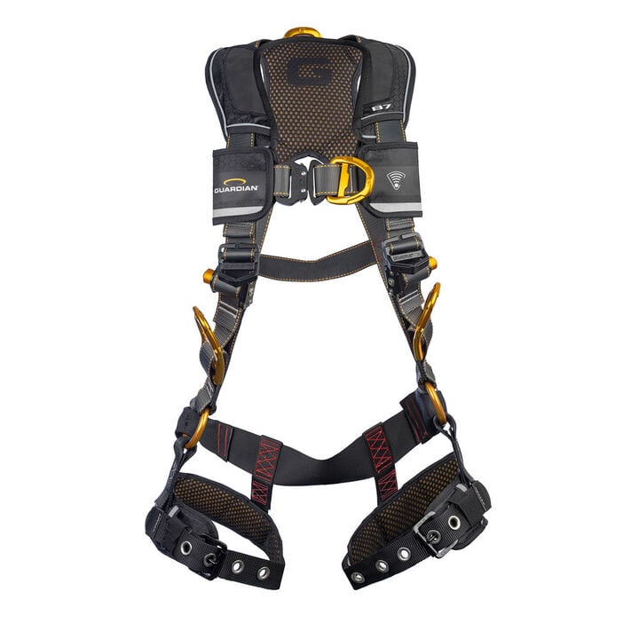 Guardian Fall Protection Full Body Harness with Chest/TB Leg Buckle Sternal & Hip