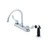 Homewerks Kitchen Faucet Chrome 2 Handle with Side Sprayer, small image number 1