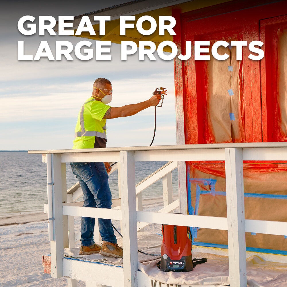 Wagner Titan ControlMax 1650 18V High Efficiency Airless Cordless Paint & Stain Sprayer Kit, large image number 9