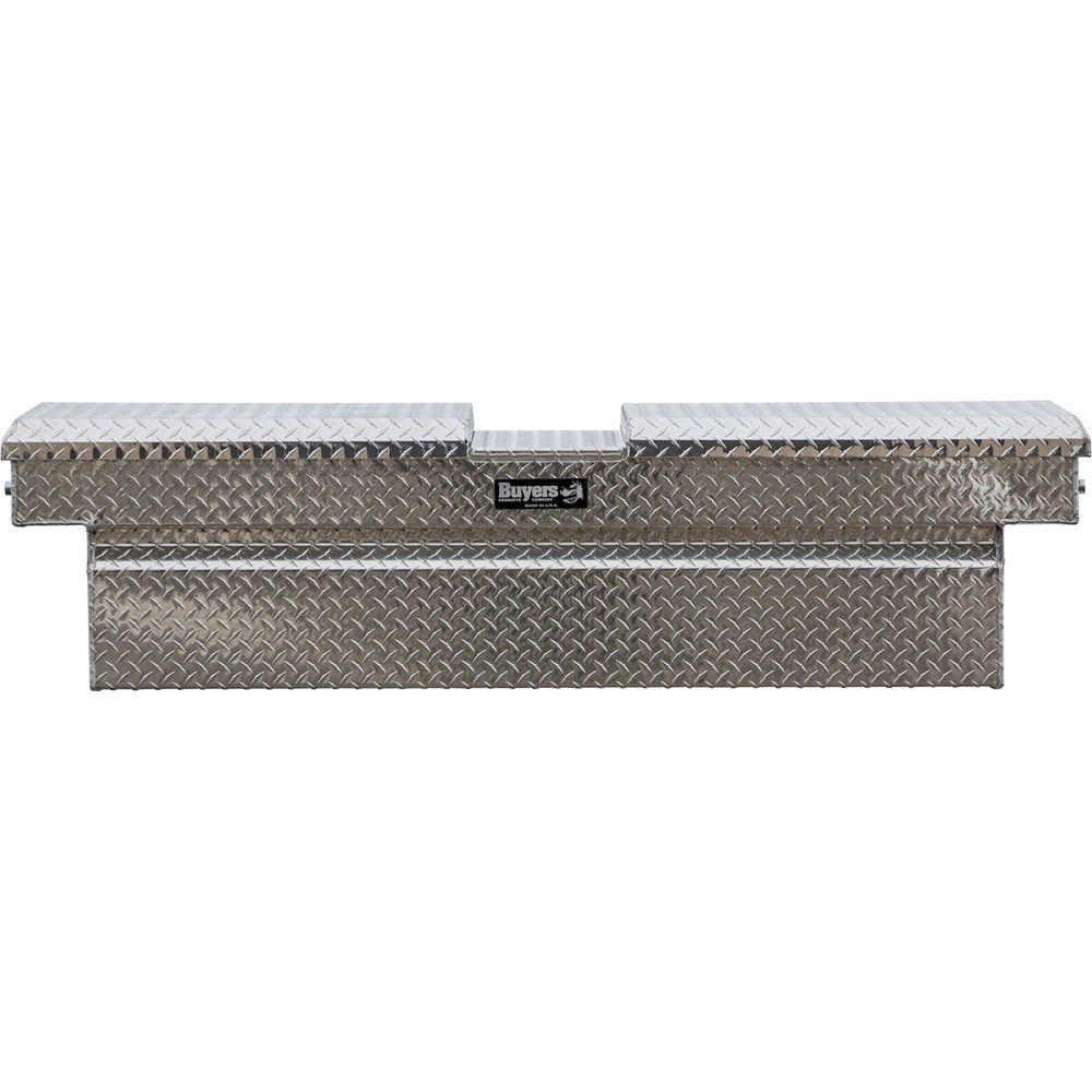 Buyers Products Company 18x20x71 Inch Diamond Tread Aluminum Gull Wing Truck Box, large image number 1