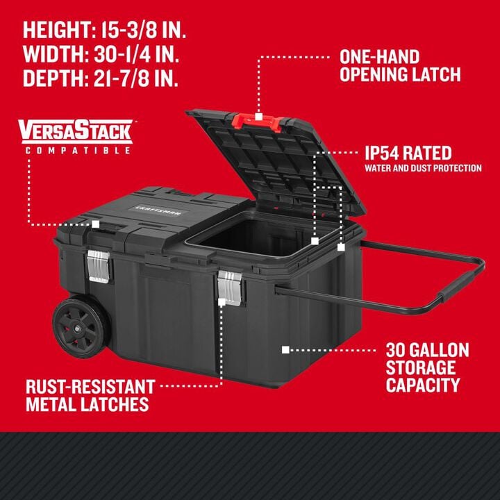 CRAFTSMAN VERSASTACK 30 Gallon Quick-Access Tool Chest, large image number 1