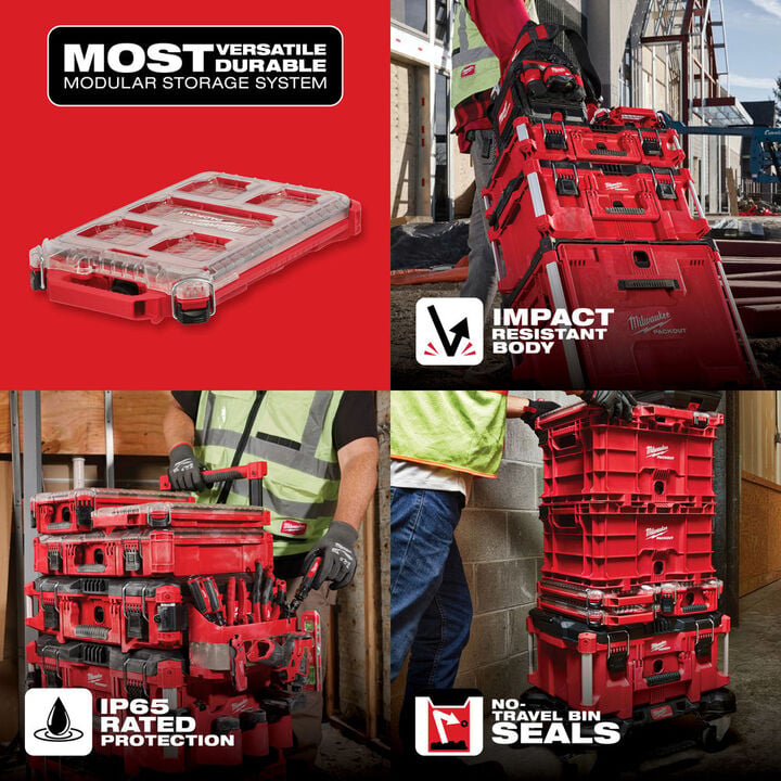 Milwaukee PACKOUT Compact Low-Profile Organizer, large image number 5