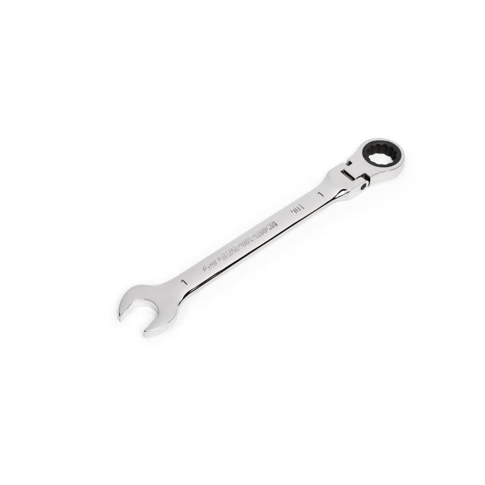 GEARWRENCH 1in 90T 12 Point Flex Head Ratcheting Combination Wrench, large image number 2