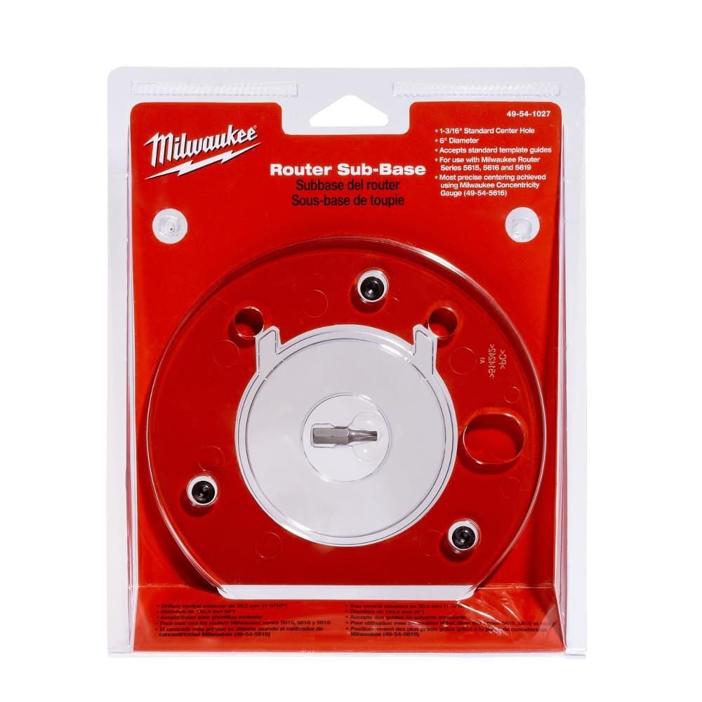 Milwaukee Router Sub-Base Template, large image number 1