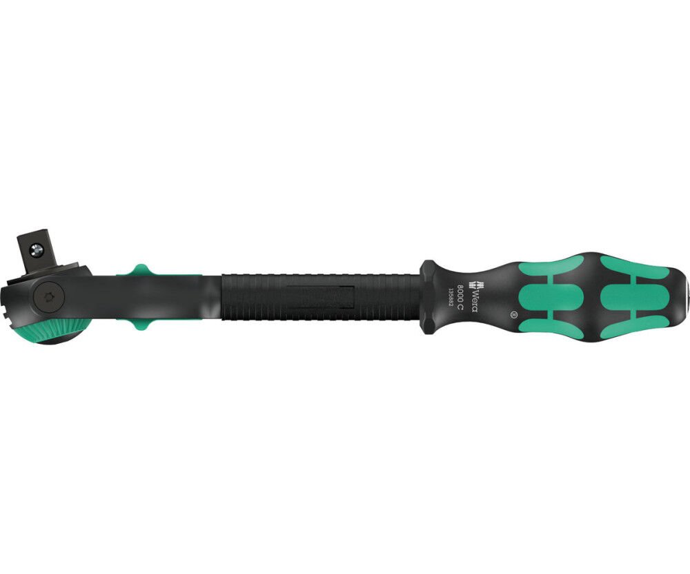 Wera Tools 8000 C Black Edition Zyklop Speed Ratchet with 1/2 Inch Drive, large image number 1
