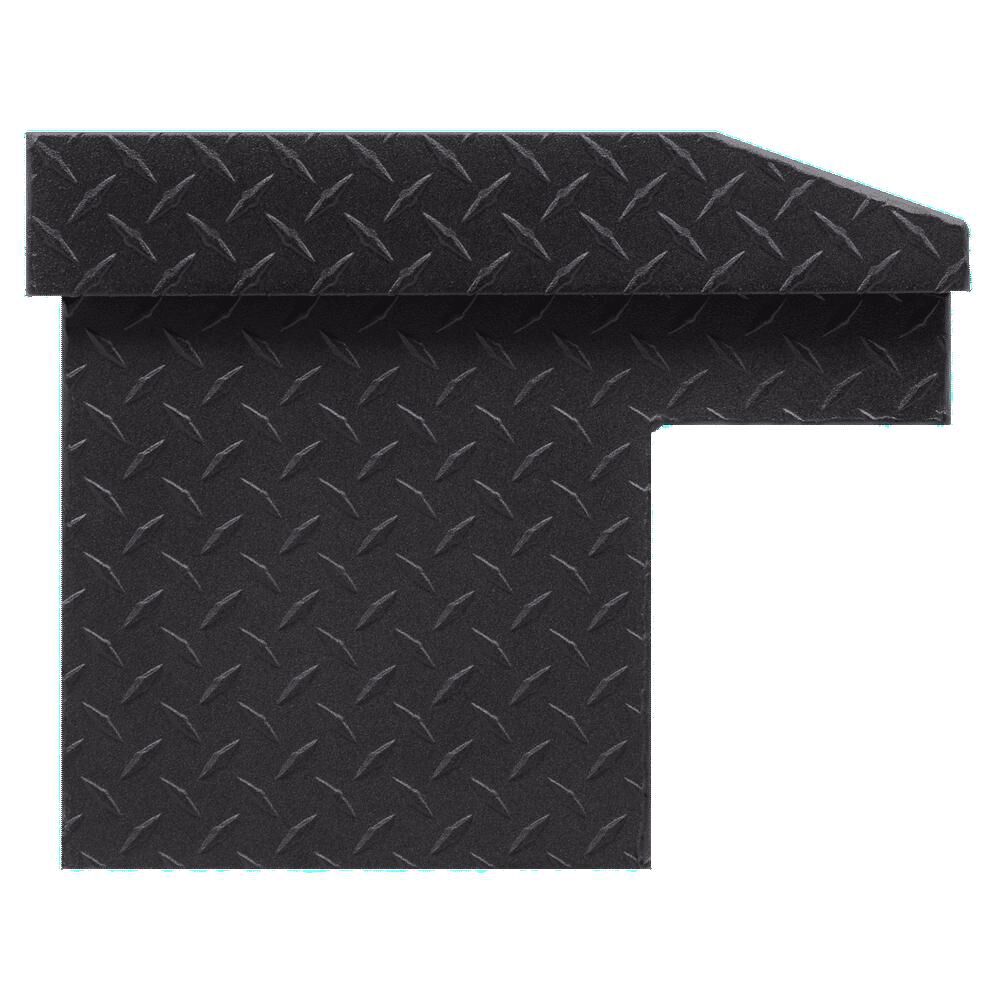 Weather Guard 56in Low Profile Lo-Side Truck Tool BoxAluminumMatte Black, large image number 4