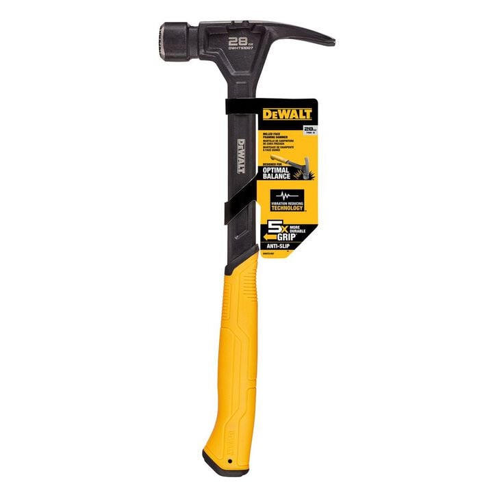 DEWALT 28oz Milled Framing Hammer, large image number 3