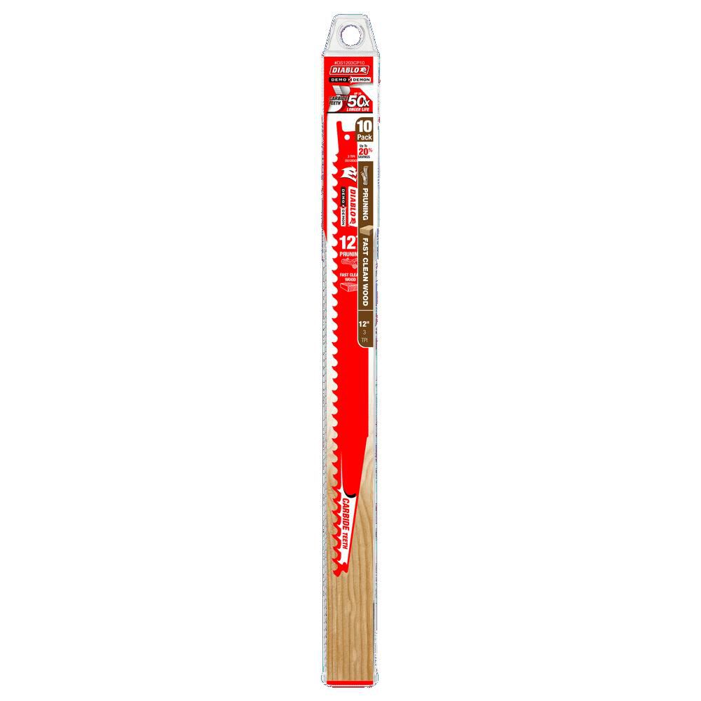Diablo Tools 12in Carbide-Tip Pruning and Clean Wood Blade (10-Pack), large image number 4