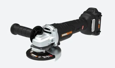 Worx 4-1/2 in 20V Cordless Angle Grinder with 2Ah Battery & Charger