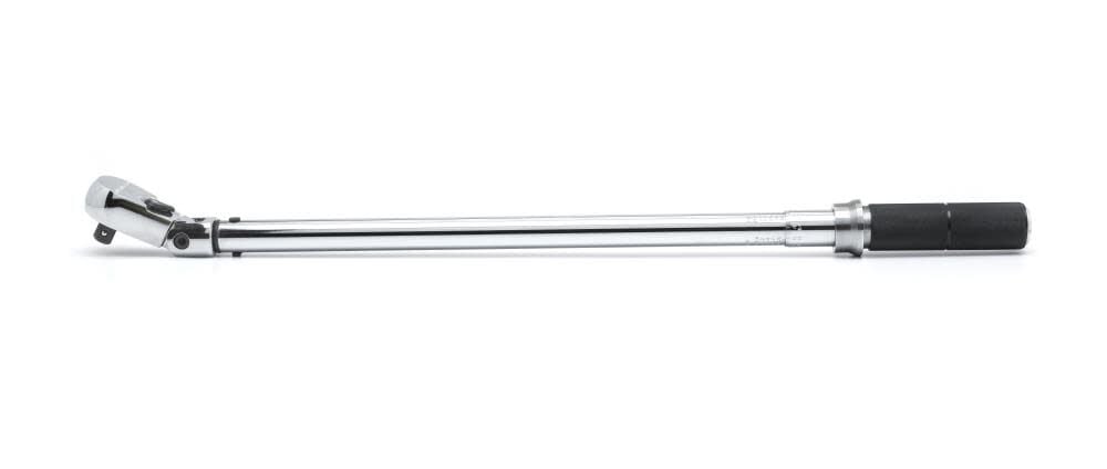 GEARWRENCH 1/2in Drive Flex Head Micrometer Torque Wrench 30-250 ft/Lbs, large image number 1