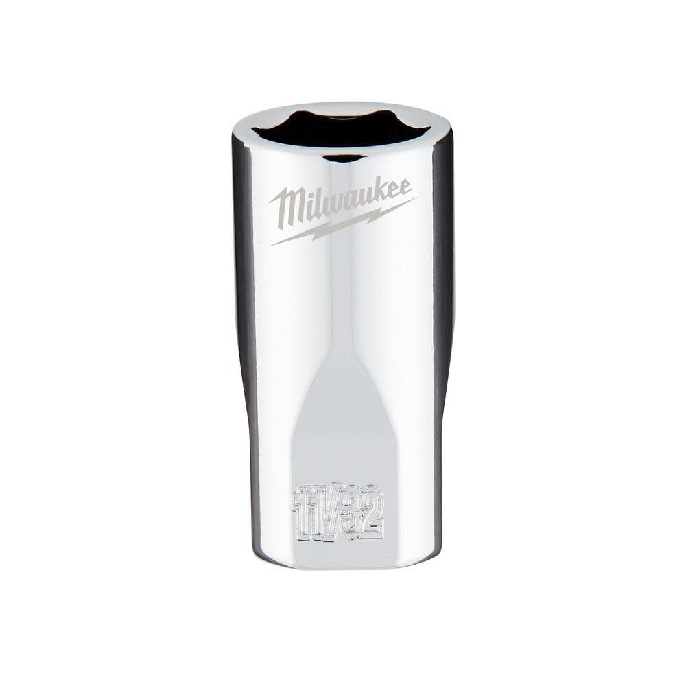 Milwaukee 1/4 in. Drive 11/32 in. SAE 6-Point Socket, large image number 1