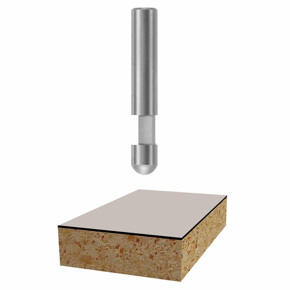 Bosch 1/4 Inch x 1/4 Inch Solid Carbide 1-Flute Flush Trim Bit, large image number 1