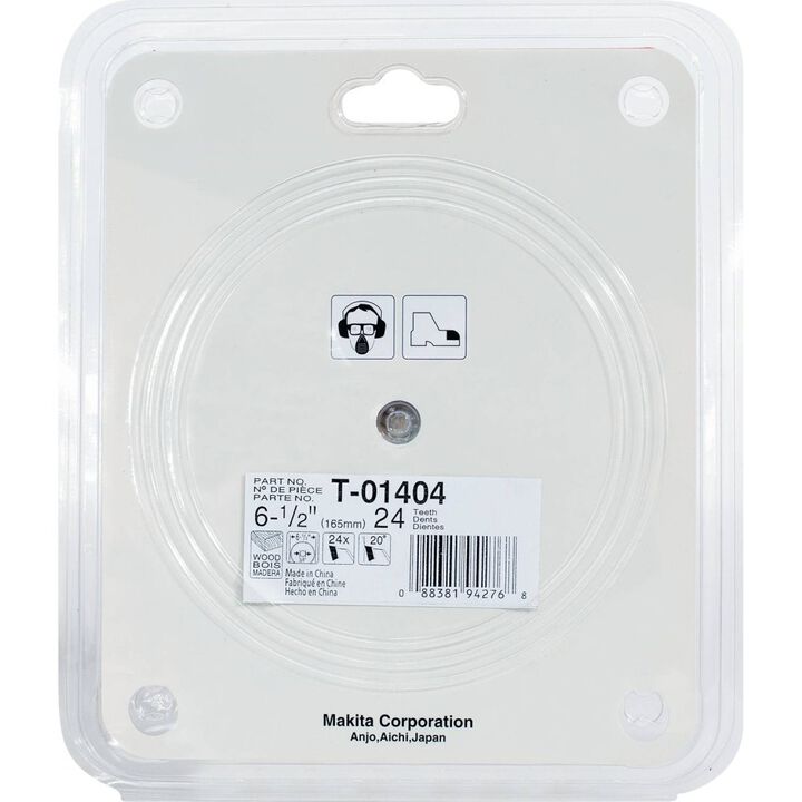 Makita 61/2in 24T CarbideTipped Circular Saw Blade Framing, large image number 1