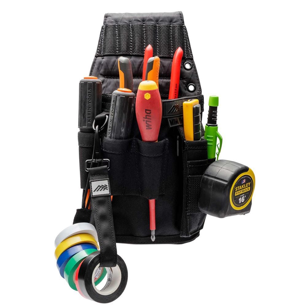Diamondback Toolbelts Mini Niko X Right Side Pouch for Drivers/Lineman Pliers, Black, large image number 7