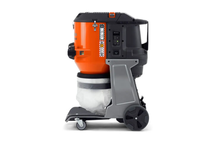 Husqvarna Construction DE120H HEPA Battery Powered Dust Extractor, 241 CFM, 3 HP, large image number 2