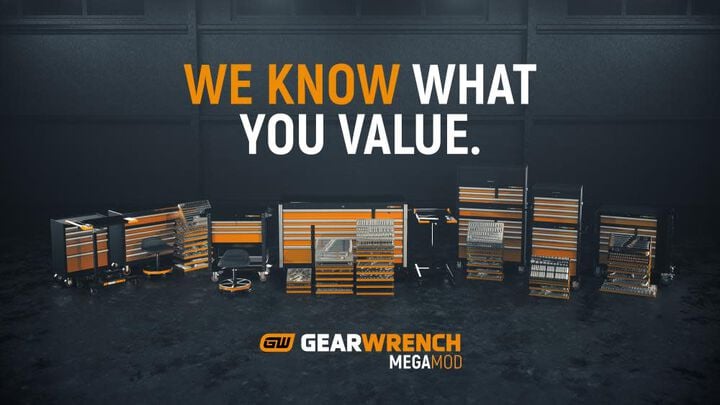 GEARWRENCH 791 Piece MEGAMOD Master Mechanics Tool Set in Premium Modular Foam Trays with Tool Storage, large image number 7