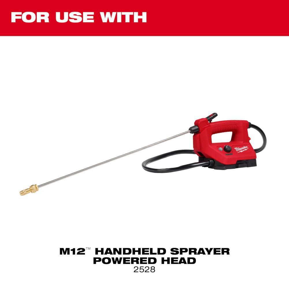 Milwaukee M12 1 Gallon 20-80 PSI Sprayer Kit, 1 Gallon Sprayer Tank Bundle, large image number 13