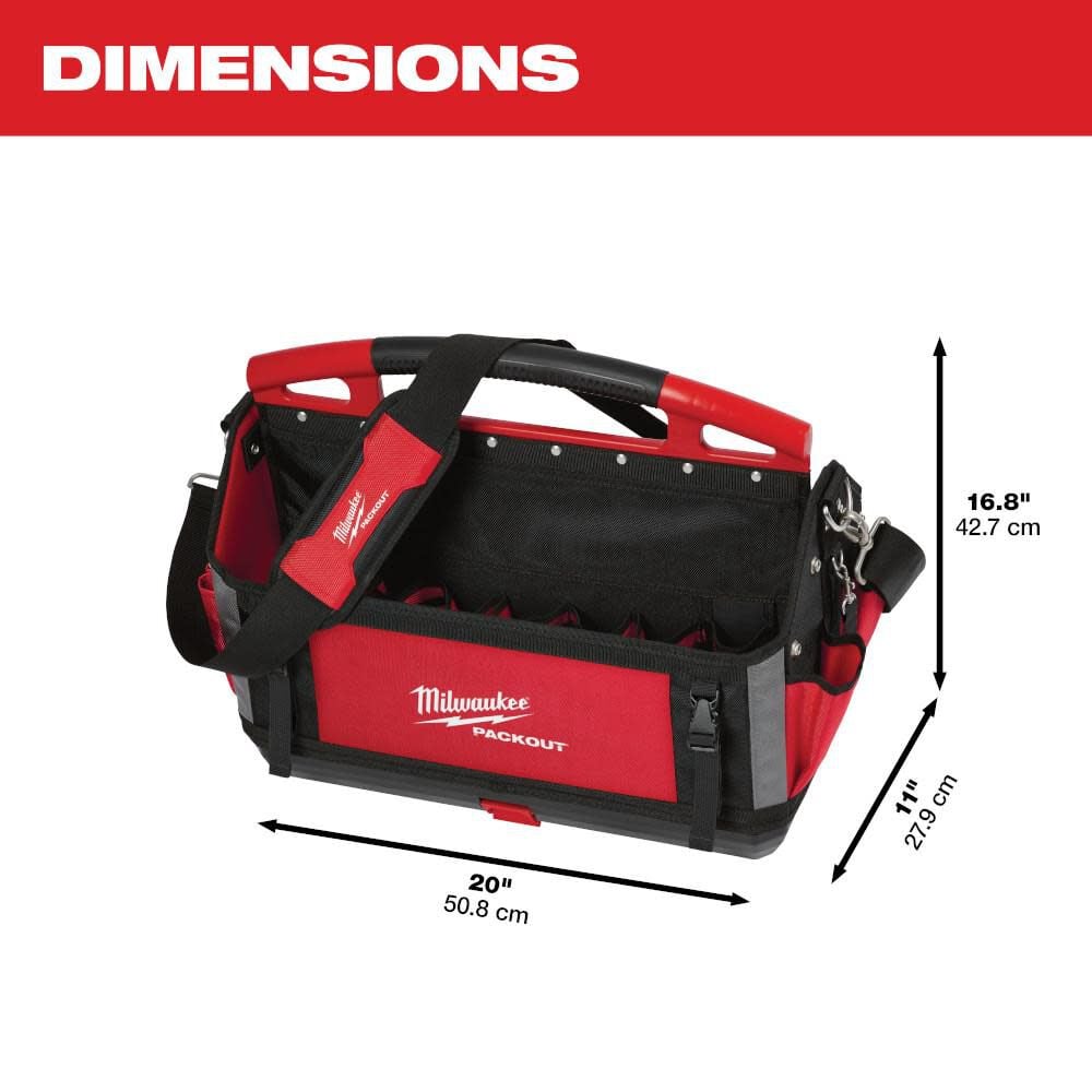 Milwaukee 20 in. PACKOUT Tote, large image number 3