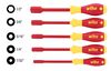 Wiha Insulated SoftFinish Inch Nut Driver Set 5 piece, small image number 6