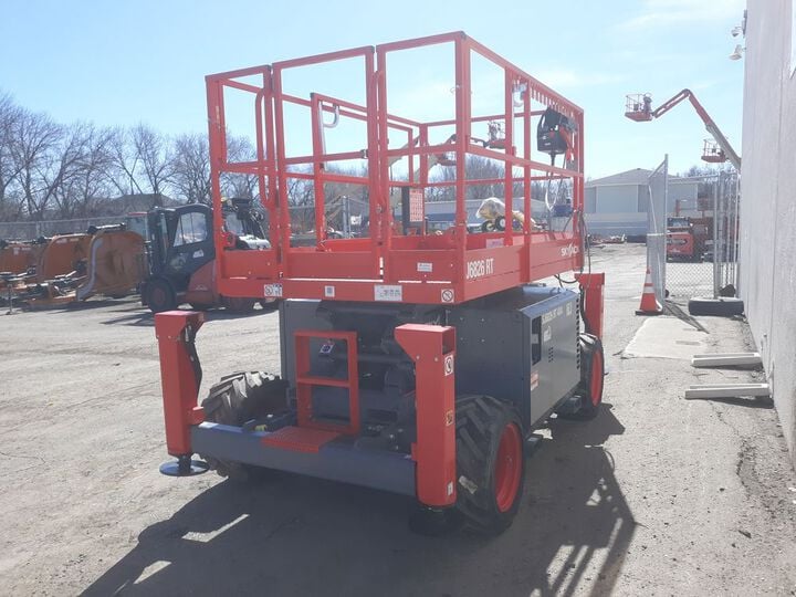 Skyjack Scissor Lift 26' Maximum Platform Height 68in Width Rough Terrain, large image number 11