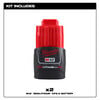 Milwaukee M12 REDLITHIUM CP2.0 Battery Two Pack, small image number 2