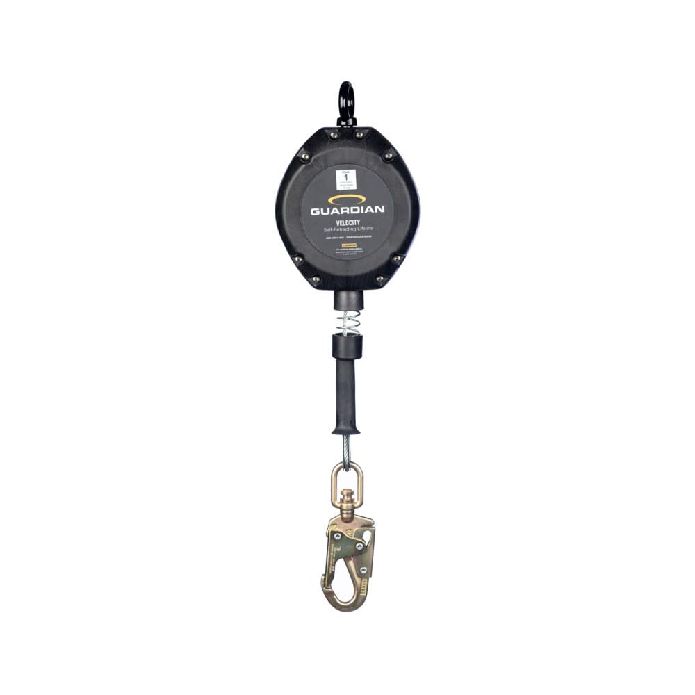 Guardian Fall Protection 130-420 Lbs 10 Ft. Steel Class 1 Cable Self-Retracting Lifeline – 10950