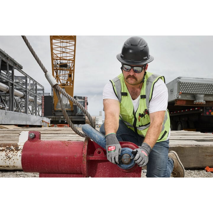 Milwaukee Full Frame Safety Glasses with Removable Side Shields Clear Anti-Scratch Lenses, large image number 8