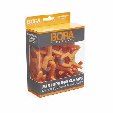 Bora Portamate 20-Piece Mini Spring Clamp Set, large image number 1