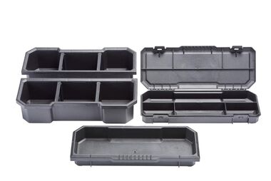 Tool Box Organizer Tray Dividers Set Tool Accessories Cabinet Bins Black 45  Pack