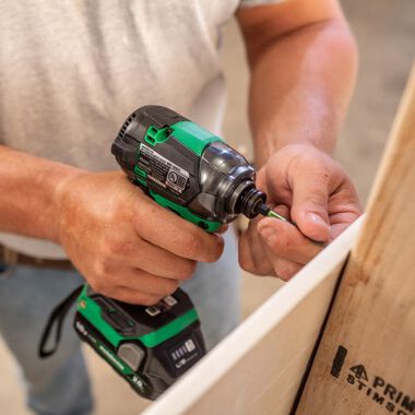 Metabo HPT 18V Cordless Triple Hammer Impact Driver 2Ah Batteries Kit, large image number 18