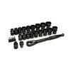 GEARWRENCH Pass-Thru Ratchet and Socket Set, 25 Pieces, small image number 1